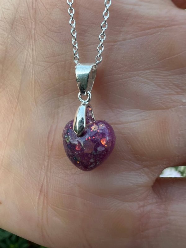Dainty Heart Memorial Pendant - Image 9