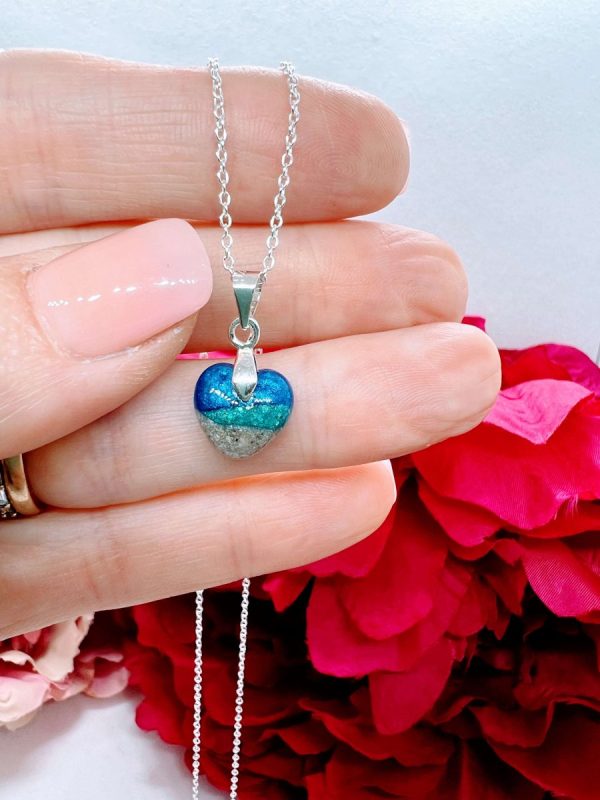 Dainty Heart Memorial Pendant - Image 8