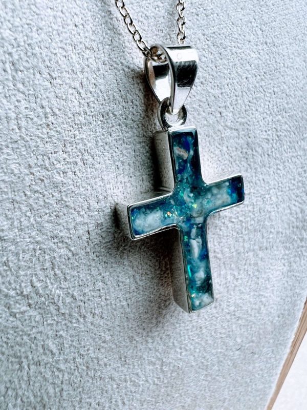 Classic Crucifix Memorial Pendant - Image 2