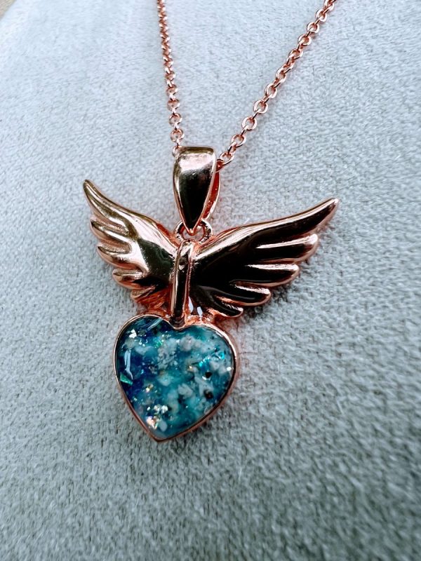 Angel Wings Memorial Pendant - Image 3