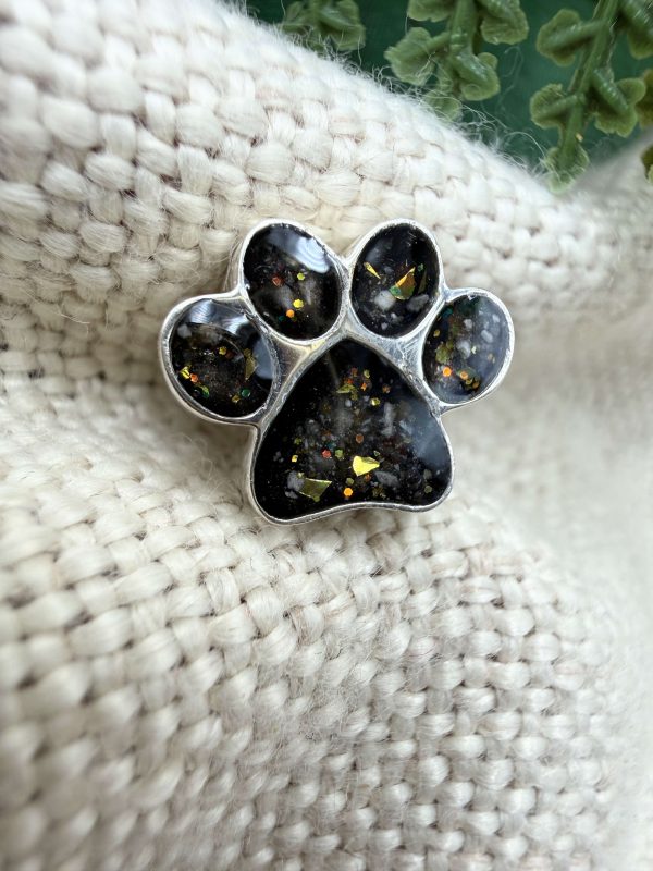 Dog Paw Memorial Bead