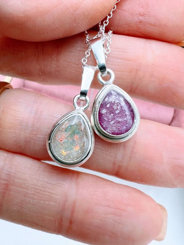 Silver Pear Memorial Pendant - Image 6