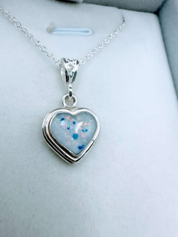 Silver Heart Memorial Pendant - Image 8