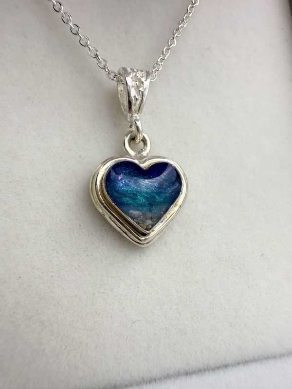 Silver Heart Memorial Pendant - Image 6