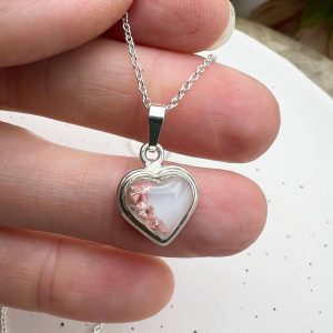 Silver Heart Memorial Pendant