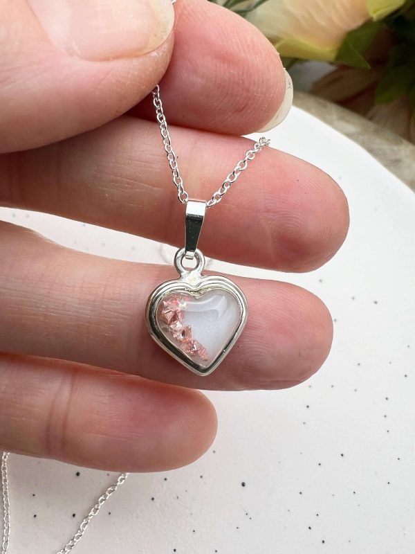 Silver Heart Memorial Pendant