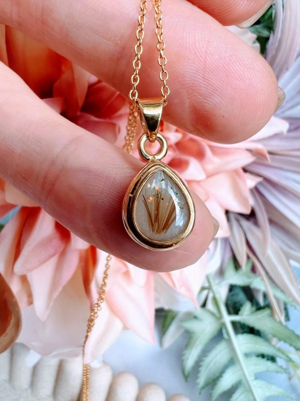 Silver Pear Memorial Pendant - Image 2