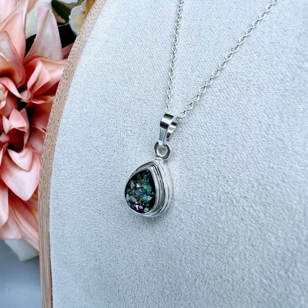 Silver Pear Memorial Pendant - Image 4