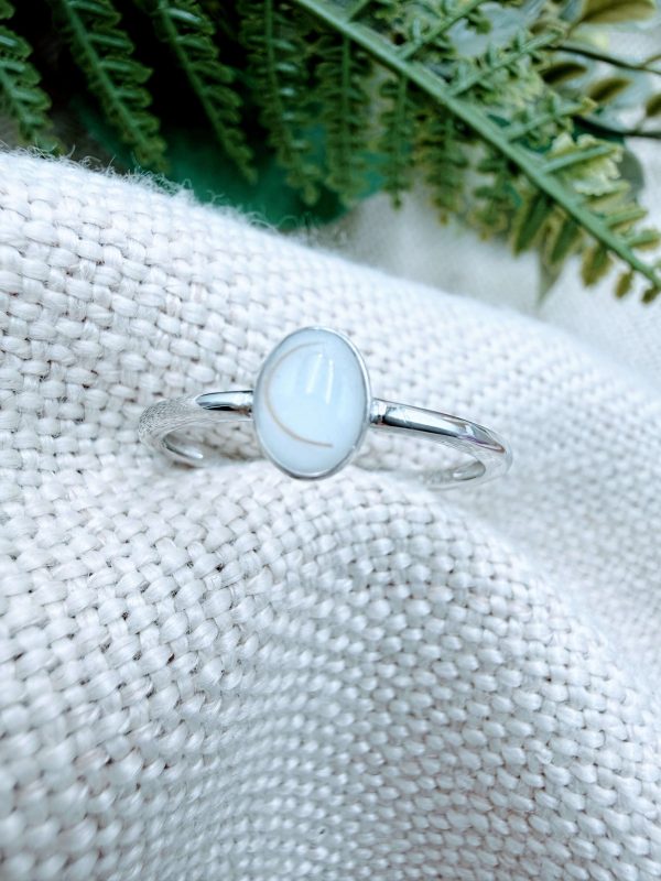 Deluxe Petite Oval Memorial Ring - Image 6