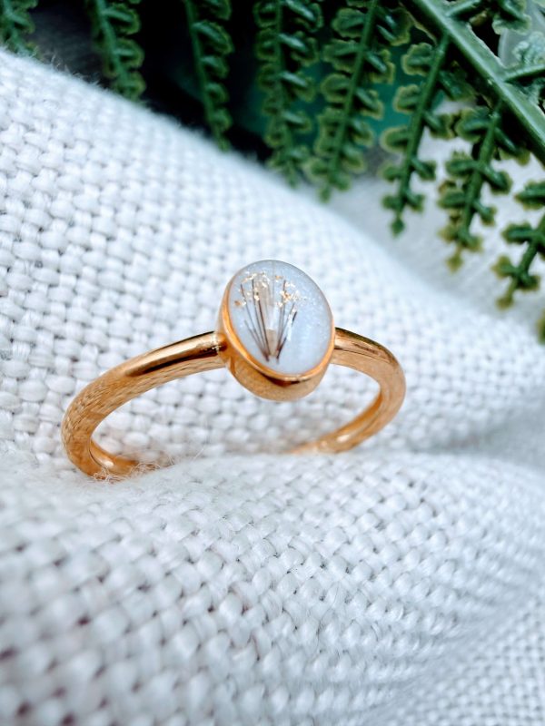 Deluxe Petite Oval Memorial Ring - Image 7