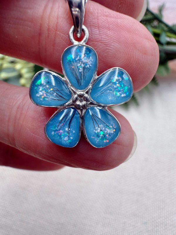 Forget Me Not Memorial Pendant - Image 3