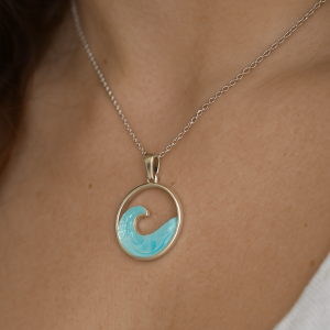 Wave of Love Memorial Pendant