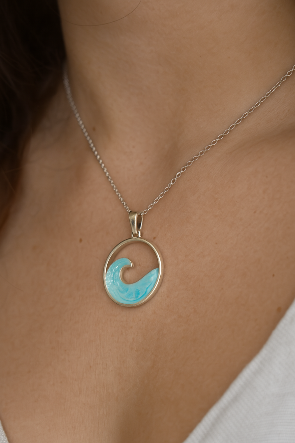 Wave of Love Memorial Pendant